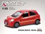 Метал.инерц. модель М1:32 RMZ CITY Nissan March , арт.554011.